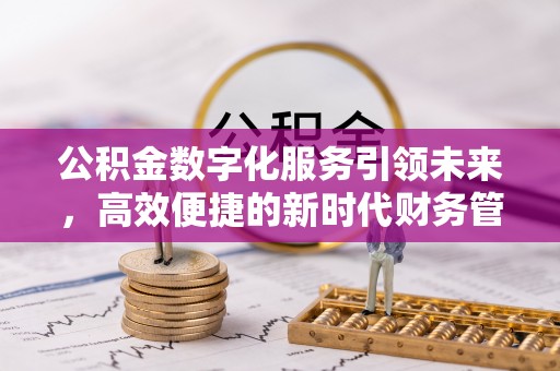 定边公积金数字化服务引领未来，高效便捷的新时代财务管理