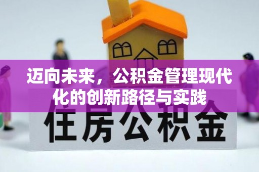 定边迈向未来，公积金管理现代化的创新路径与实践
