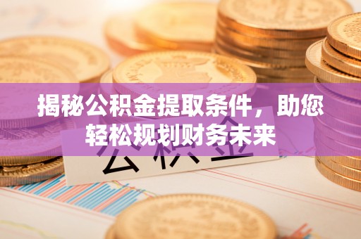 定边揭秘公积金提取条件，助您轻松规划财务未来