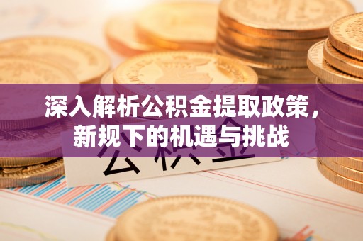 定边深入解析公积金提取政策，新规下的机遇与挑战