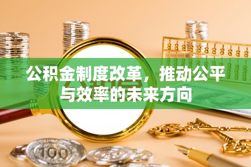 定边公积金制度改革，推动公平与效率的未来方向