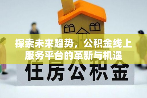 定边探索未来趋势，公积金线上服务平台的革新与机遇
