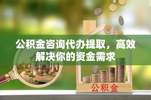 定边公积金咨询代办提取，高效解决你的资金需求
