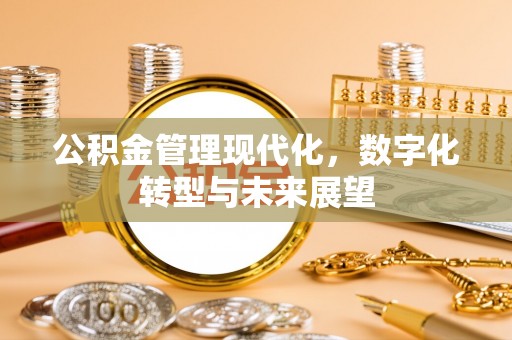 定边公积金管理现代化，数字化转型与未来展望