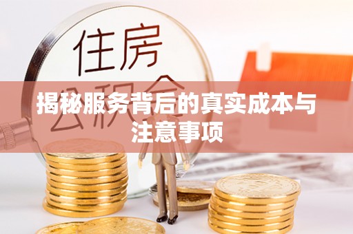 定边揭秘服务背后的真实成本与注意事项