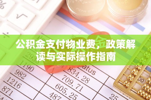 定边公积金支付物业费，政策解读与实际操作指南