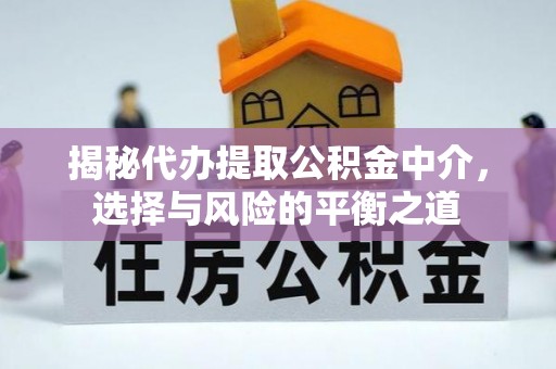 定边揭秘代办提取公积金中介，选择与风险的平衡之道