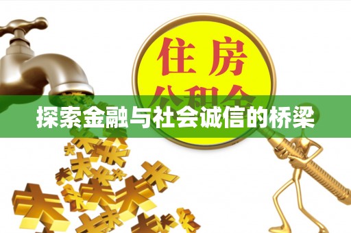 定边探索金融与社会诚信的桥梁