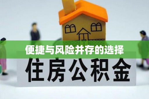 定边便捷与风险并存的选择